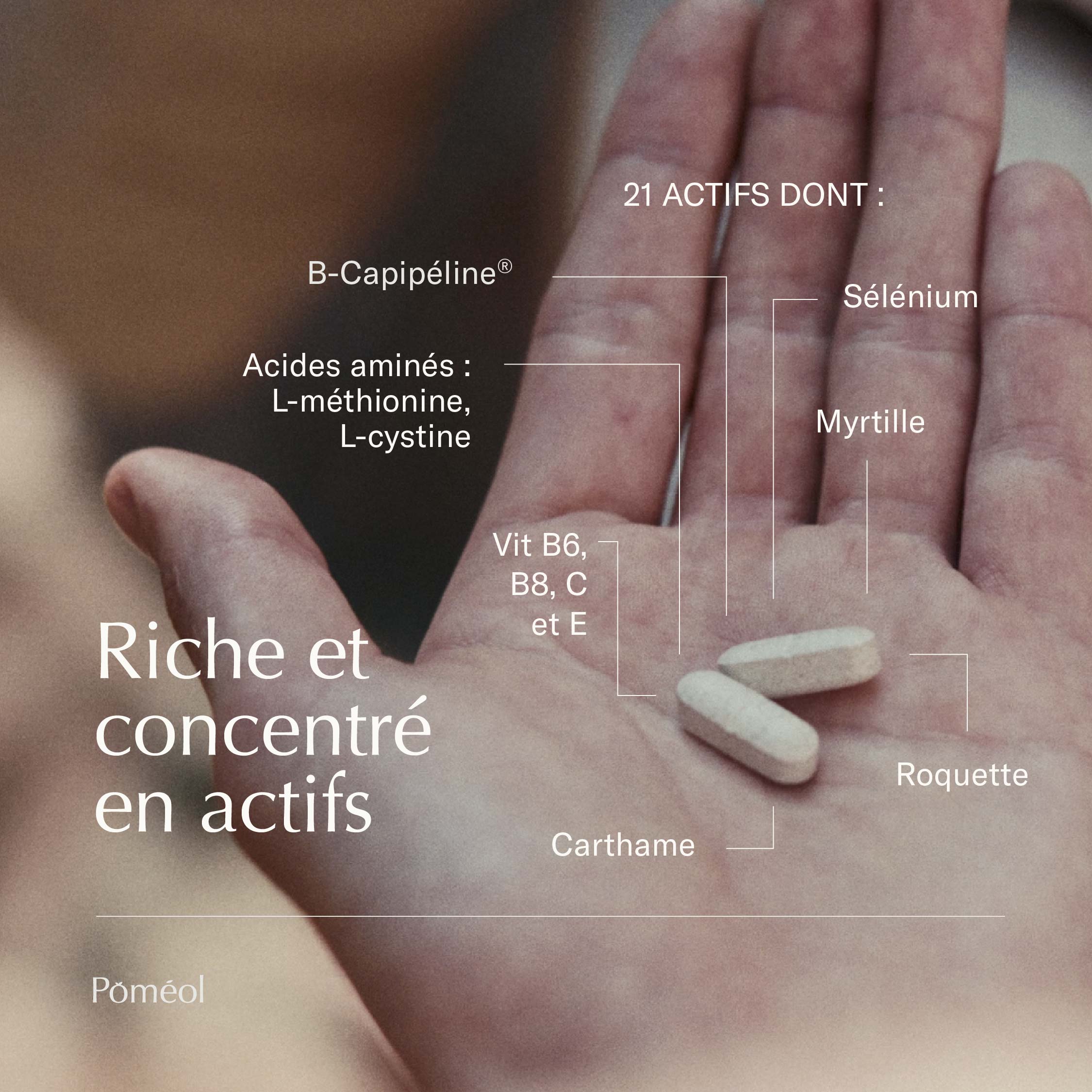 Complément alimentaire cheveux homme - Cure de 2 mois