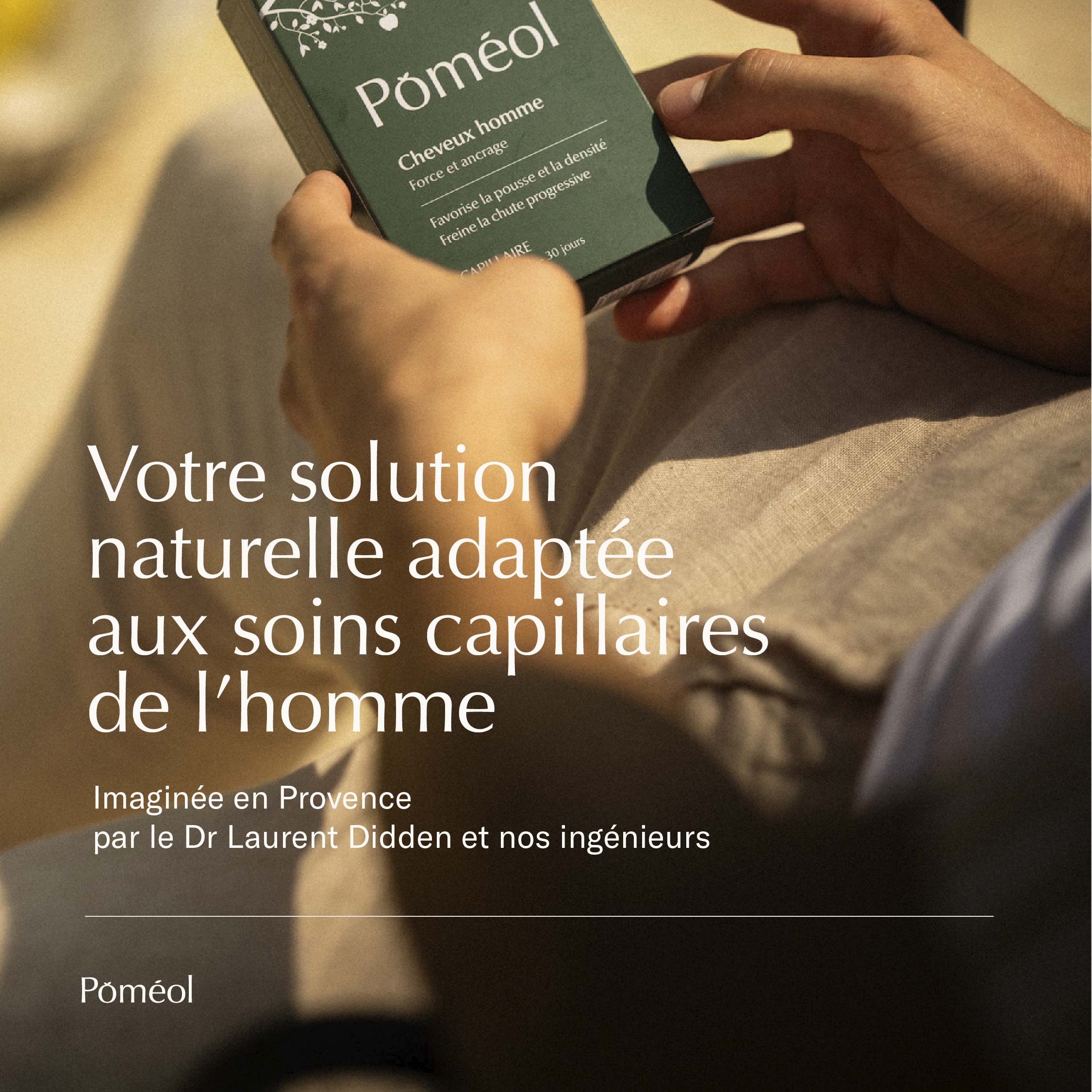 Complément alimentaire cheveux homme - Cure de 2 mois