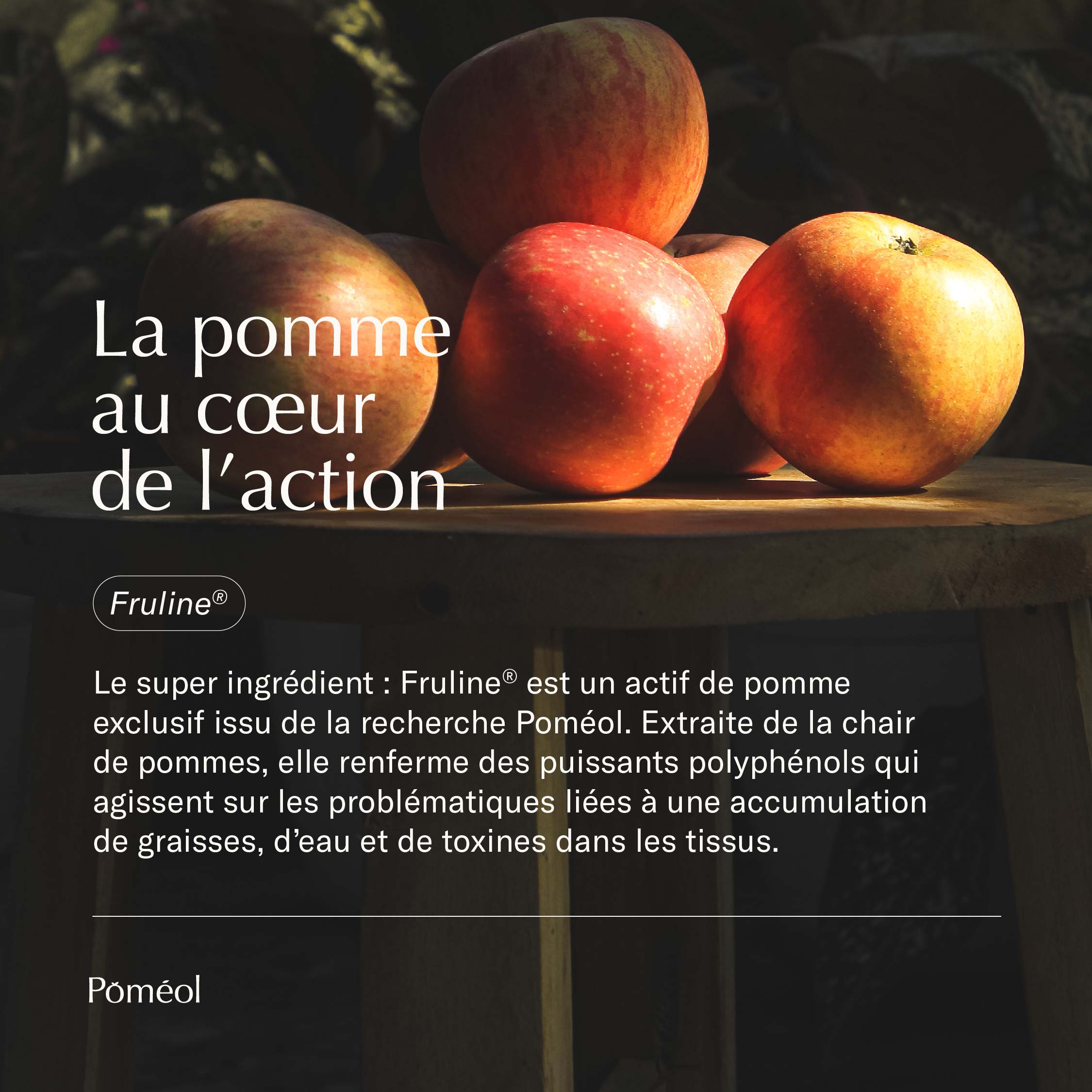 Pomme au cœur de l'action