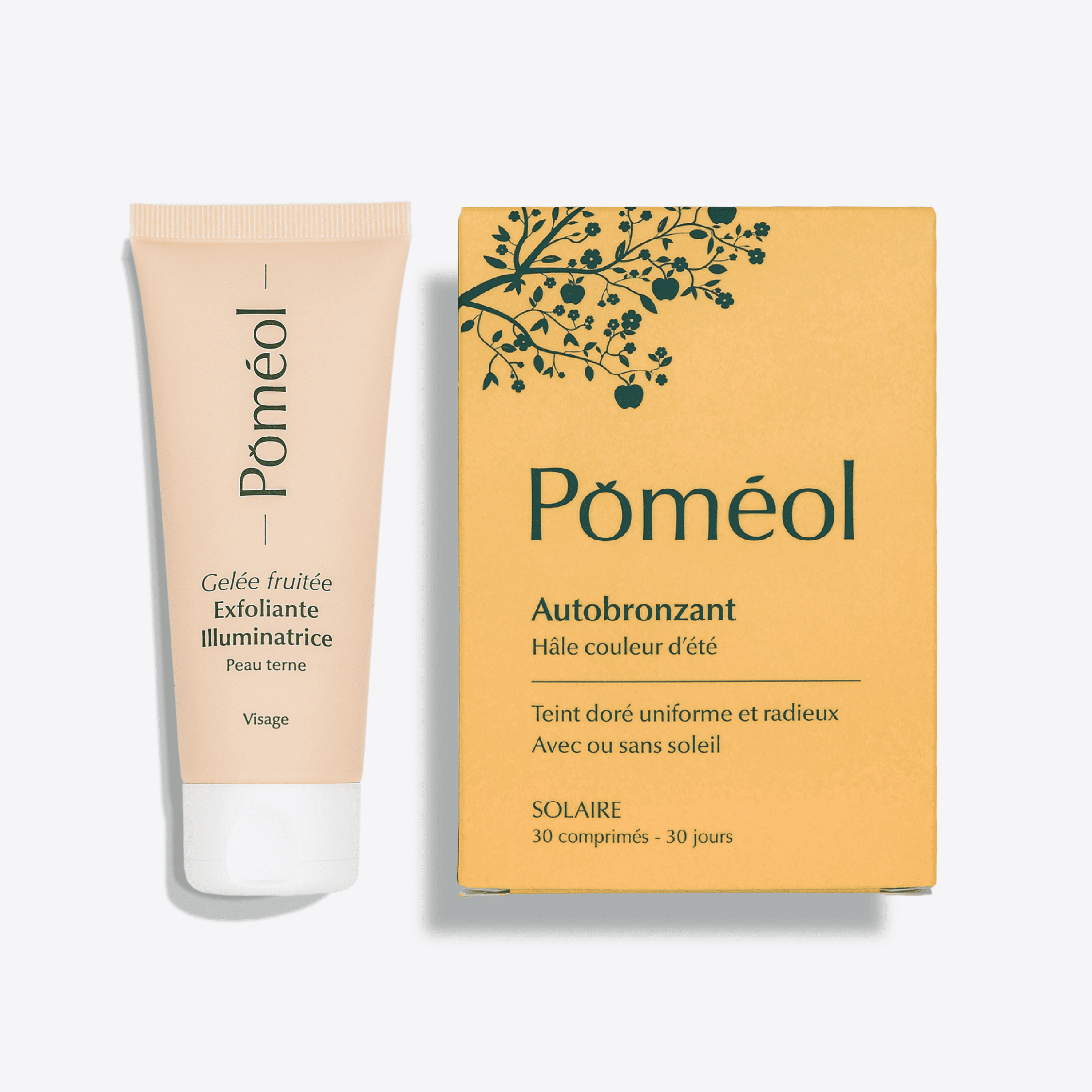 Autobronzant et gommage visage