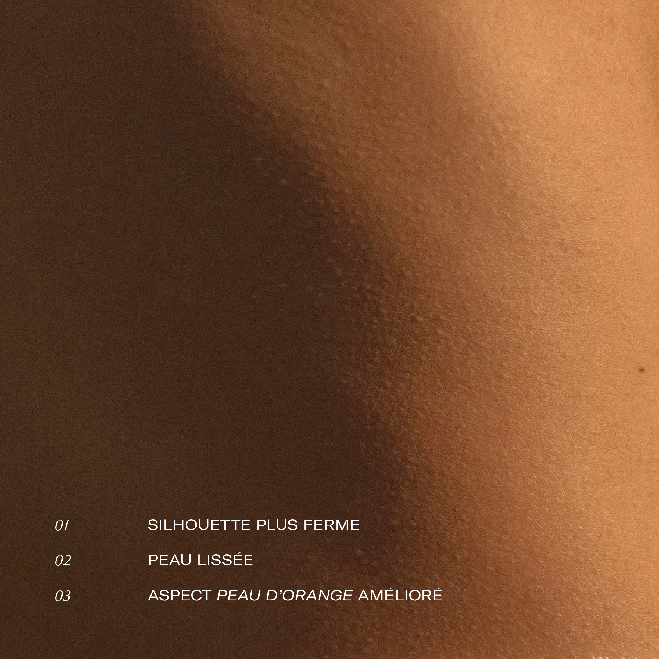 Anti-cellulite and firmness slimming cosmetics, localized curves