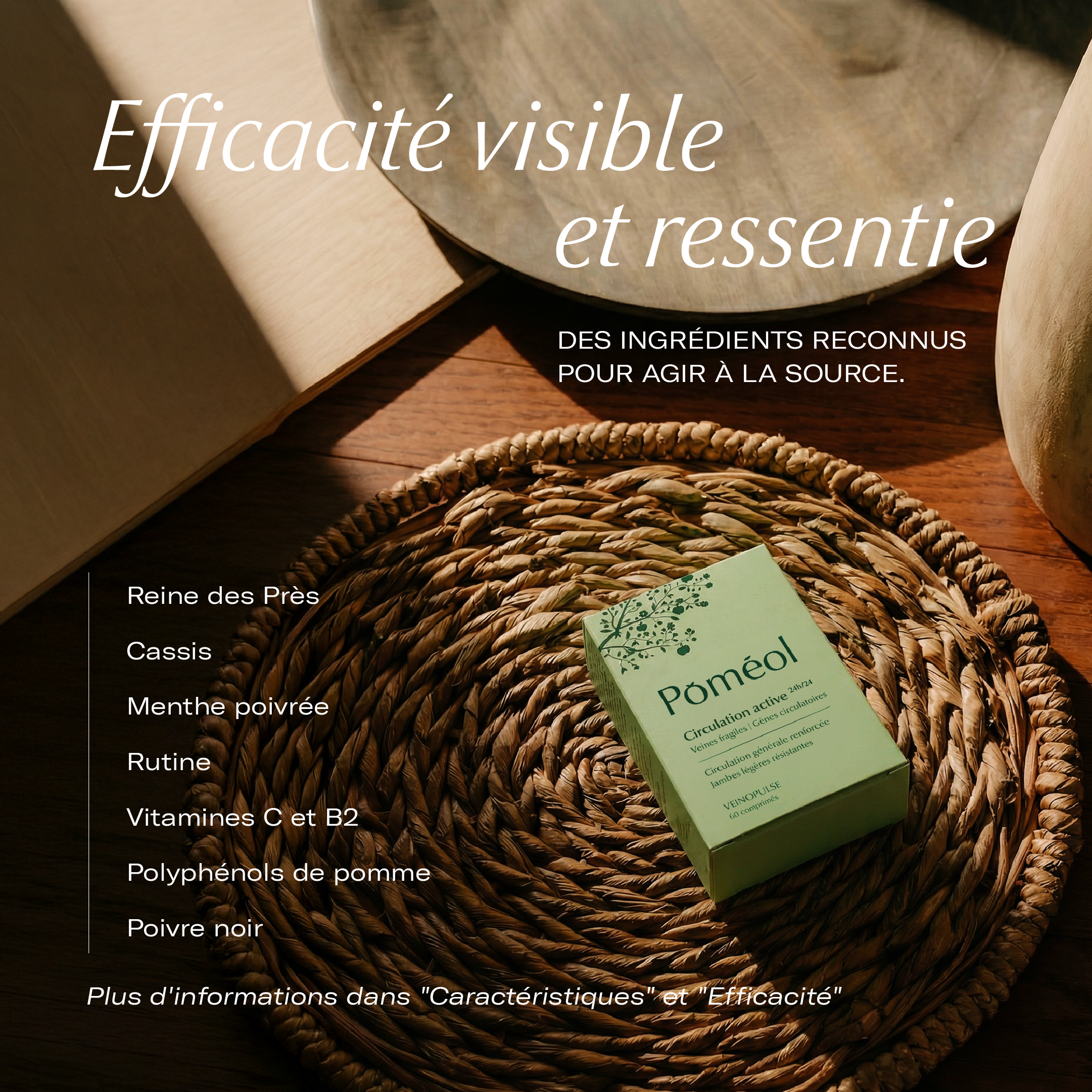 Blood circulation food supplement