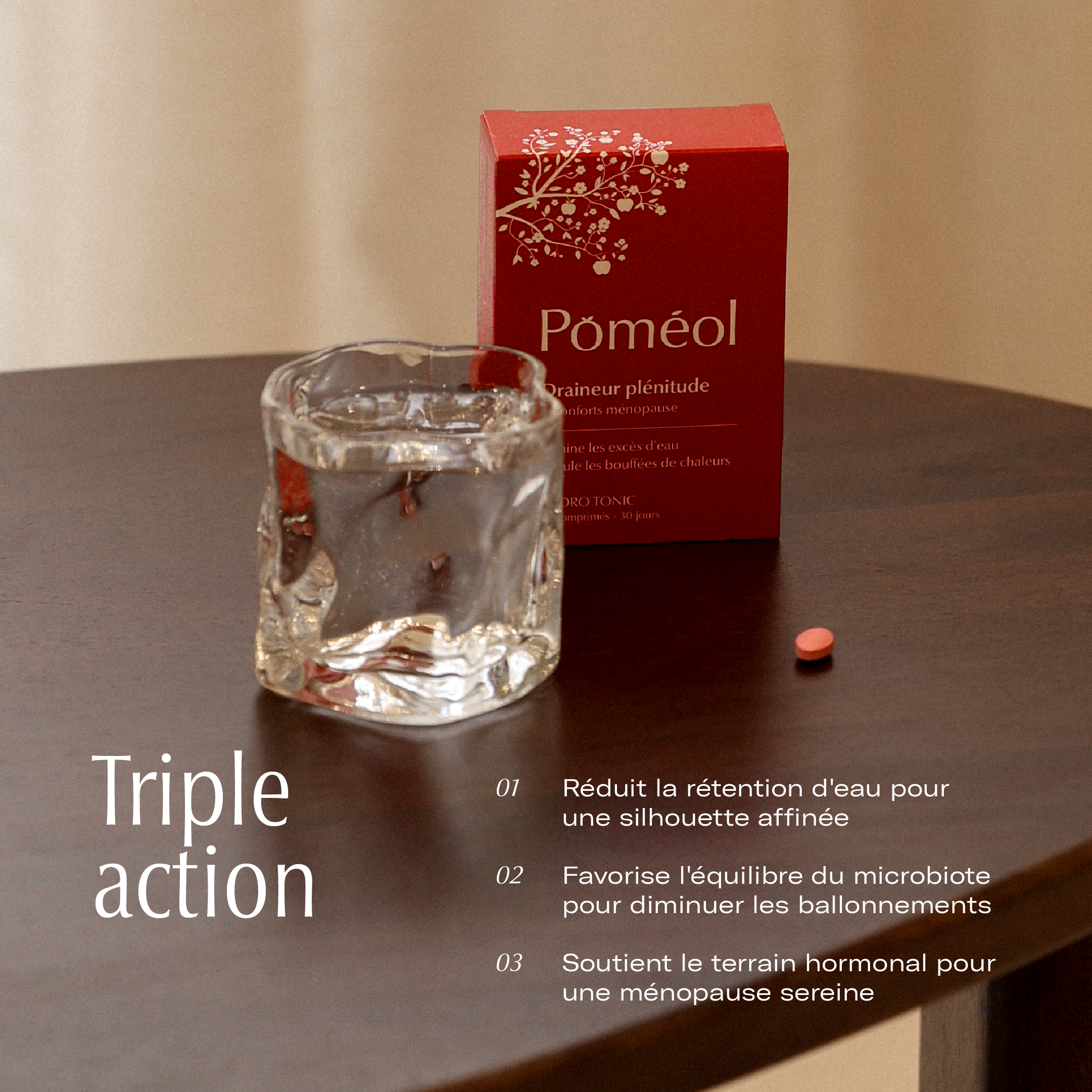 Complément alimentaire anti rétention d'eau - spécial ménopause