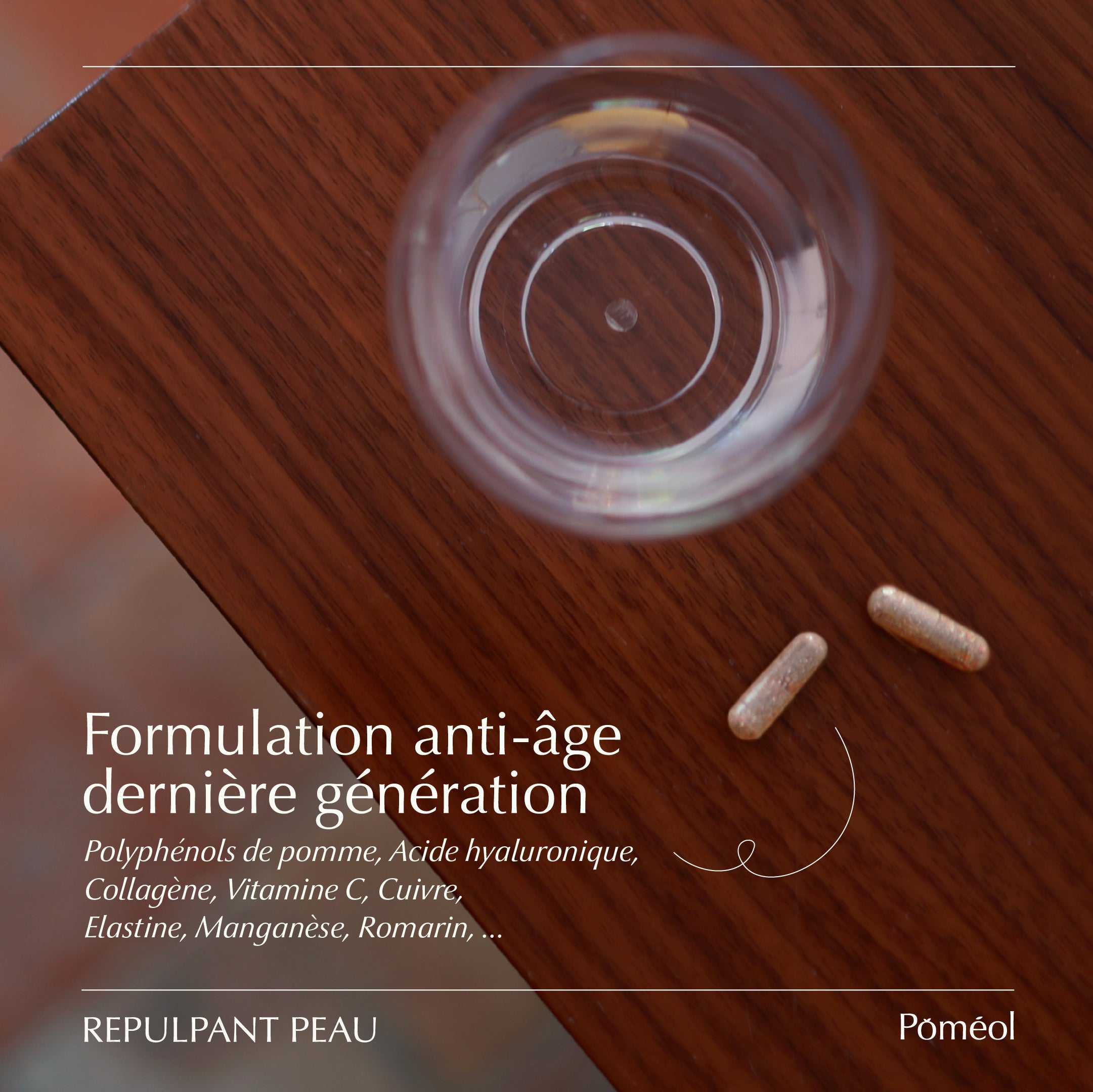 Complément alimentaire anti-rides